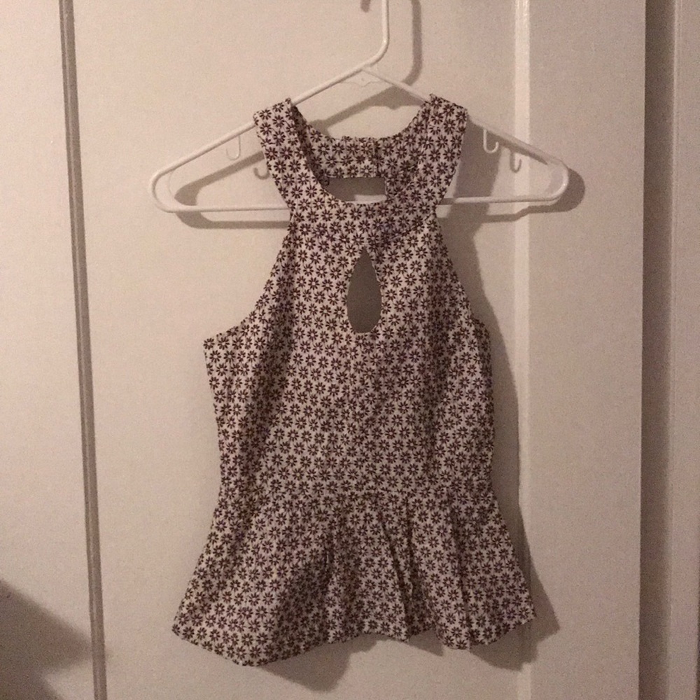 Anthropologie brand embroidered top